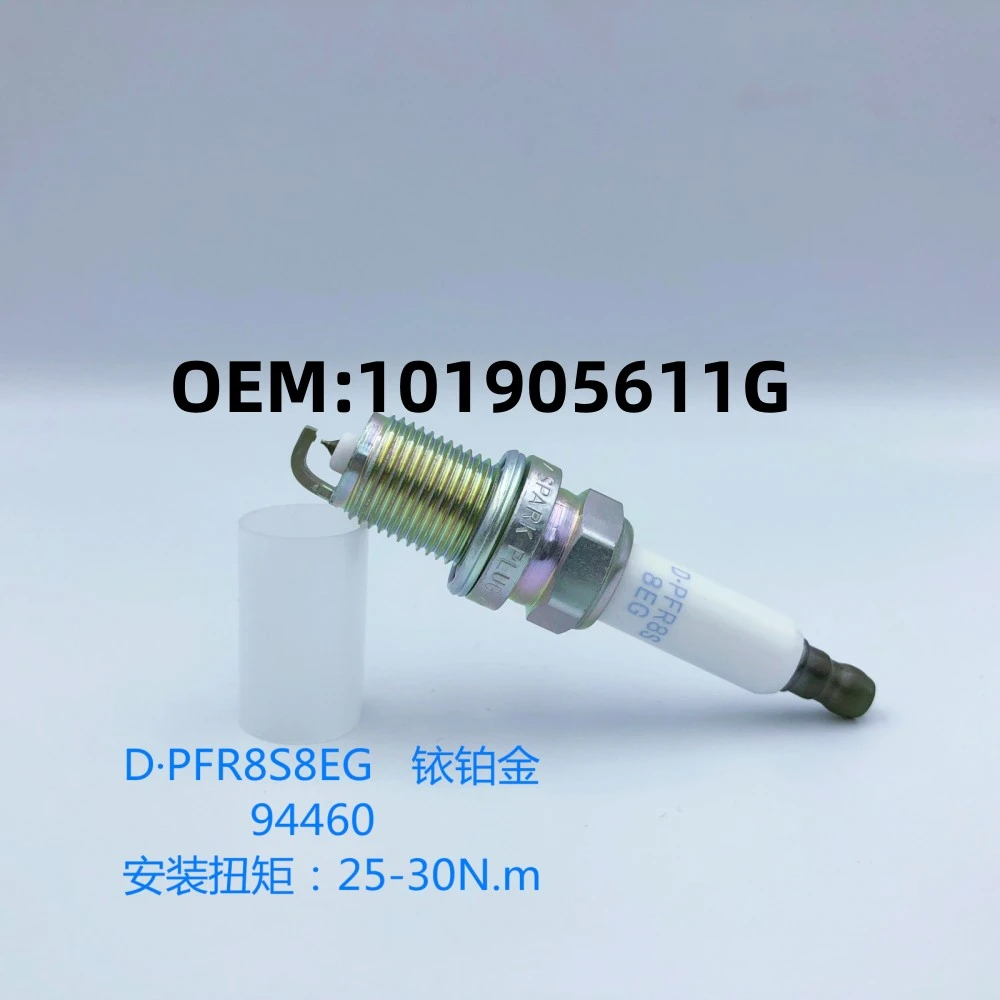 4/6pcs Platinum Spark Plugs Oem 101905611g Pfr8s8eg 94460 For Audi A4