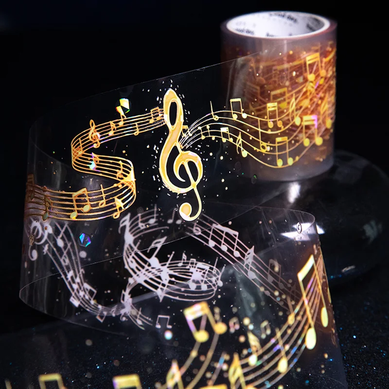 Mr.Paper 200cm/롤 스타라이트 펜던트 체인 시리즈 장 PET 테이프 홀로그램 글리터 디자인 DIY 저널 스크랩북 데코