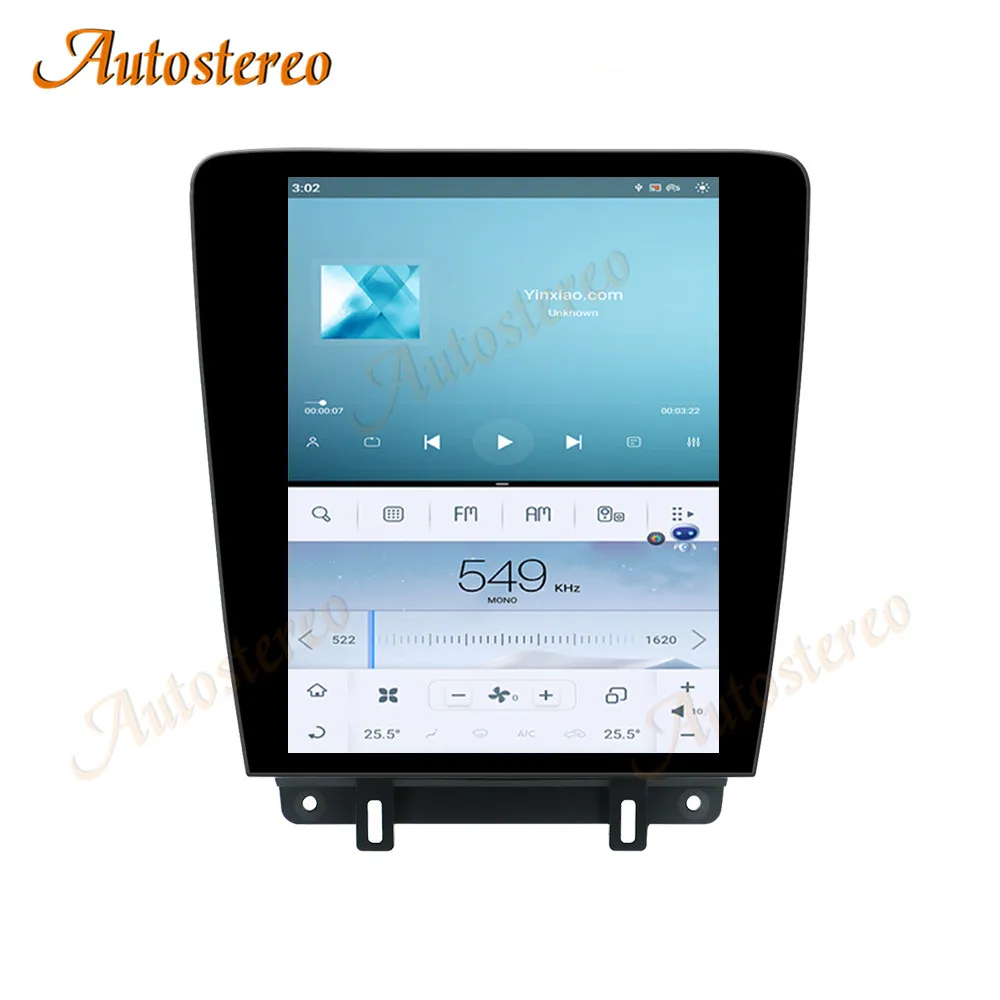 

12.1 Inch Car GPS Navigation Android 13.0 Vertical Screen For Ford Mustang 2010-2014 Car Radio Player with RDS Wifi 4G Carplay