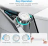 Smart Toilet with Bidet Built in  Auto Open & Close Foot Sensing Bidet Toilet Combo with Auto Flush Remote Control Warm Water 5