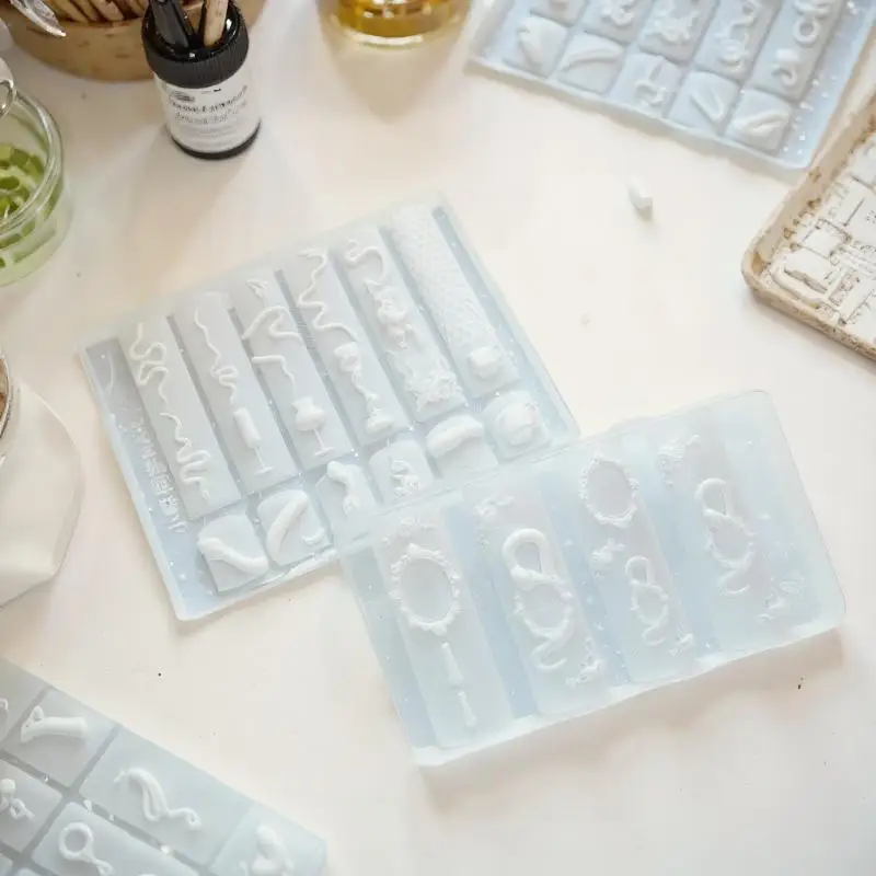 3D 뱀 실리콘 몰드 네일 아트 장식 DIY 장미 꽃 디자인 투명 네일 템플릿 ..