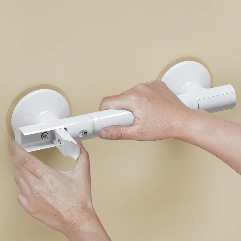 Bathroom Handrail Anti slip Safety Handle Non perforated Suction Cup Handle for Elderly Toilet Household shower grab bar