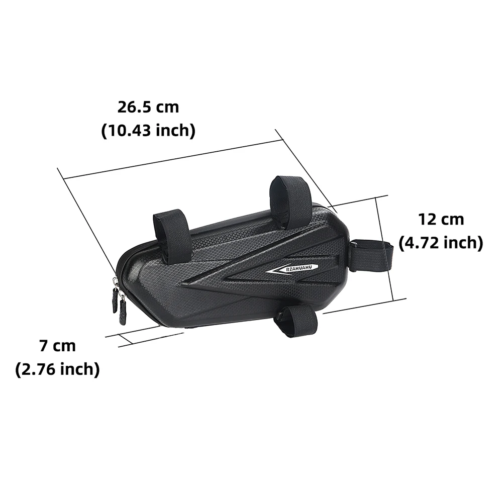 Motorcycle Side Bag Large Capacity Engine Crash Bars Bag Multifunctional Mountain Bike Triangular Pouch for Universal Motorcycle