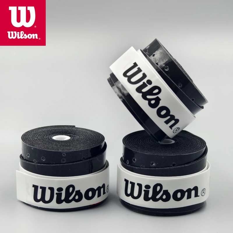 Wilson Racket Grip Sticky Badminton Tennis Racket Hand Rubber Sleeve Non-slip Tennis Grip Badminton Grip 8/16/32/62/82/162 tennis racket overgrip