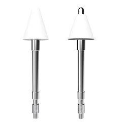 Premium Replacement Pen Tips for Stylus Pens - Fine Point Precision Nibs (1 - 4 Pack) (2Pcs White AB)