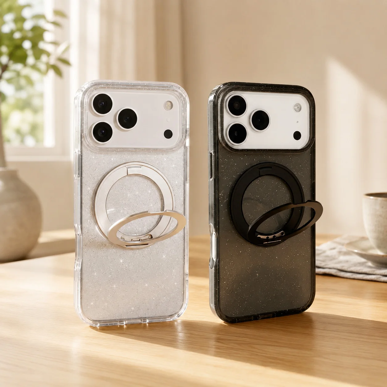 Luxury Cute Flower Design Shockproof Phone Case - Soft Silicone Cover