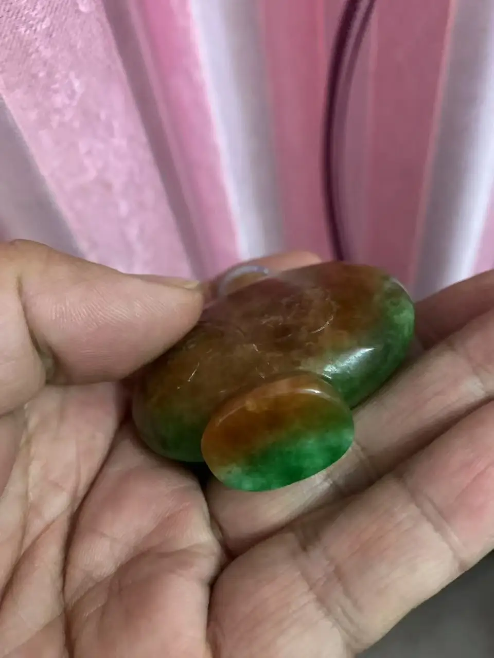 collections Qing Dynasty old Chinese old jade  snuff bottle, a symbol of peace and happiness 6