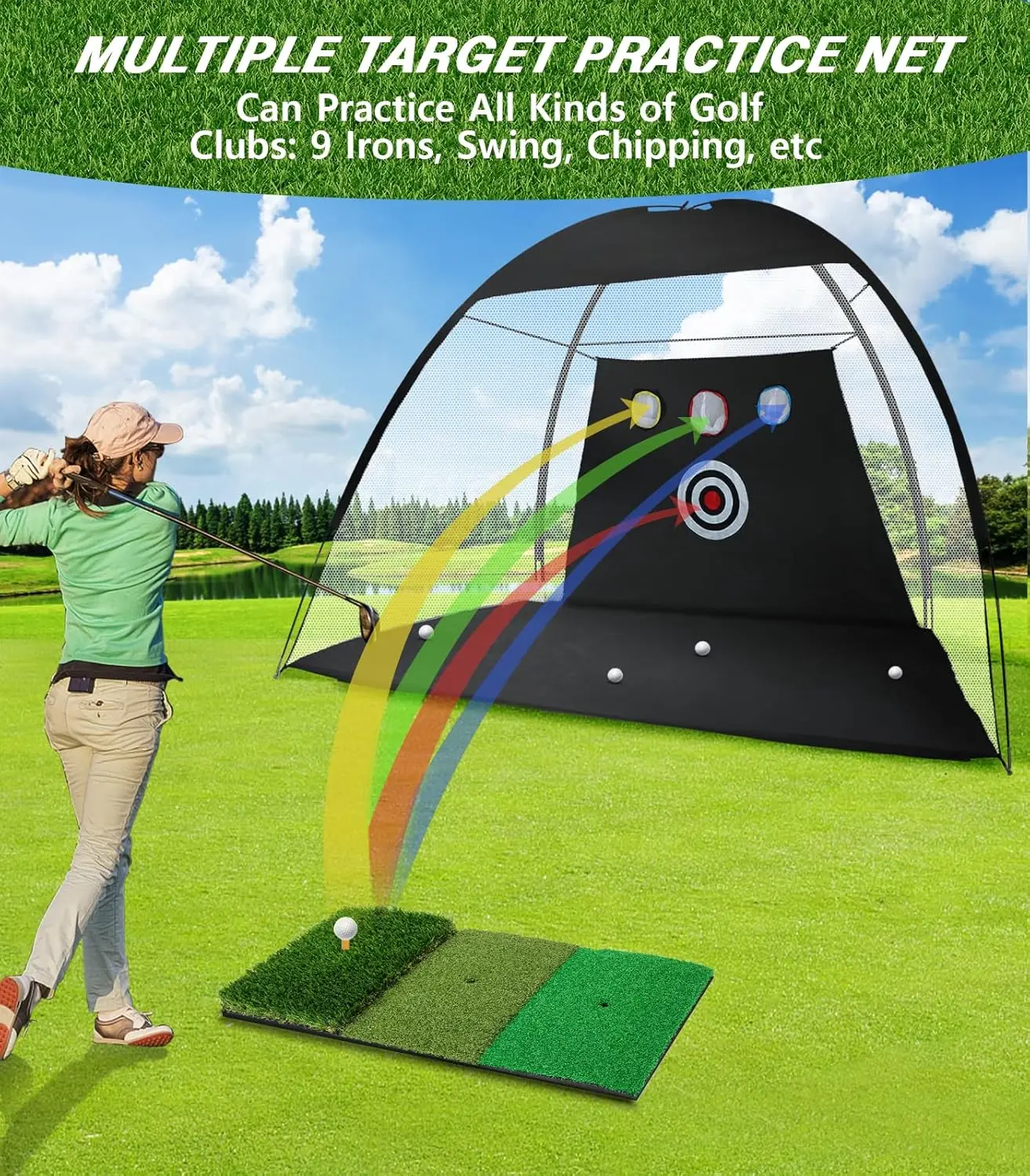 10x7ft Golf Practice Net 3