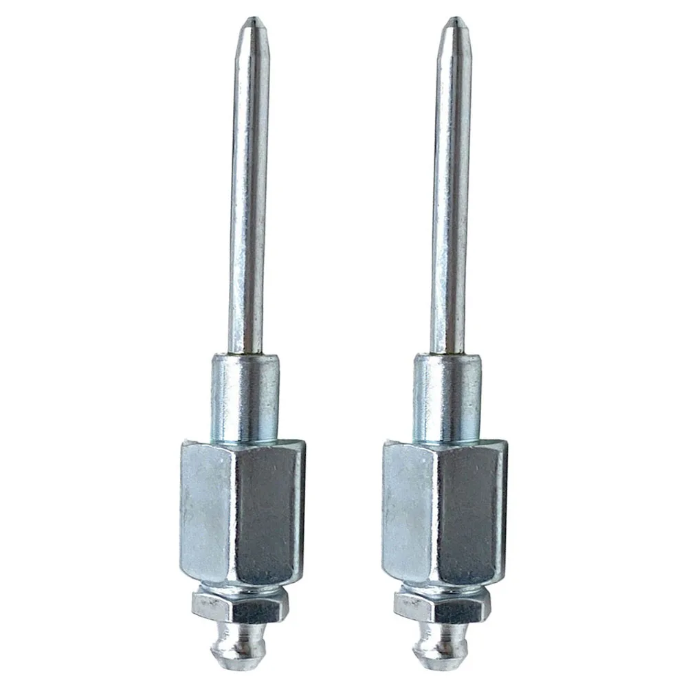 2pcs Grease Needle Nozzle Anti rust Carbon Steel Durable Small Size Lightweight Wide Application 1/8 inch NPT Threads Detachable 2pcs ac 85 265v led ufo e27 lamp holder split type lamp highlighting garage garden street bulb with detachable replacement bulb