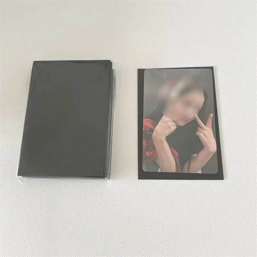 Sharkbang 50pcs/Lot Holo Card Sleeves 61x91mm 20C Macaron Color Kpop Holder For Postcards Films Game Cards Photocard Protector 5