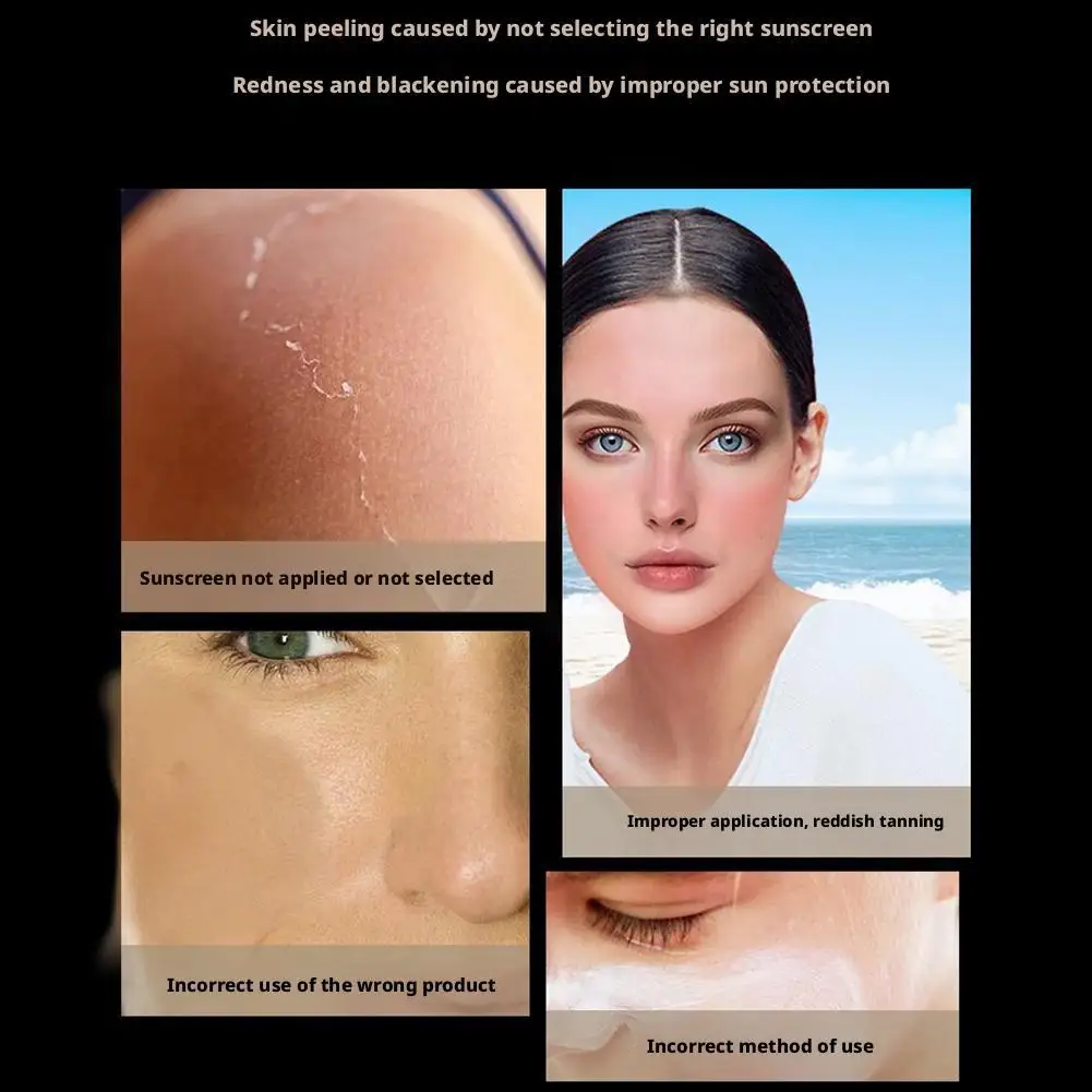 UV 스마트 자외선 차단제 테스트 메이크업 거울(HD 카메라 포함) 리필 라이트 포함 2X 확대 여행용 메이크업 거울 자외선 차단제 테스트용