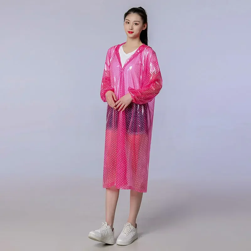 

Adult Outdoor Motorcycle High-grade Single Person Anti Rainstorm Fashionable Raincoat Color Split Raincoat Rainsuit Hat Brim
