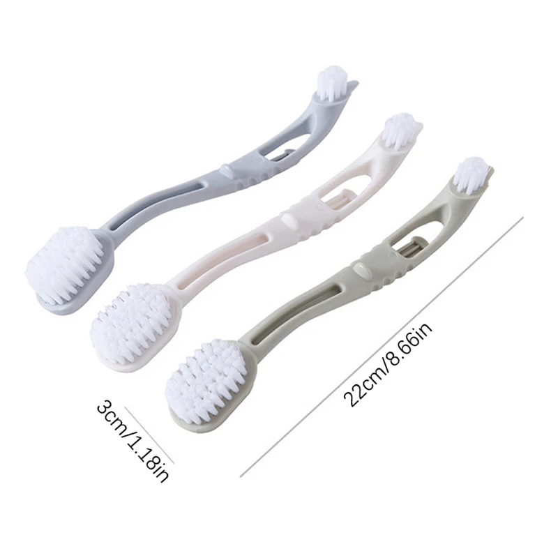 Double-end Shoes Brush Cleaner Sneaker White Shoes Cleaner Brush Multifunction Household Cleaning Brush Laundry Tool 6