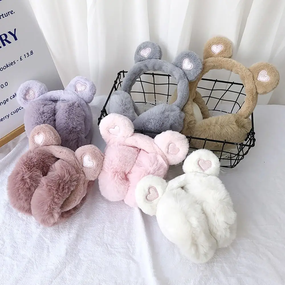 Soft Plush Ear Warmers Earmuffs for Kids and Adults