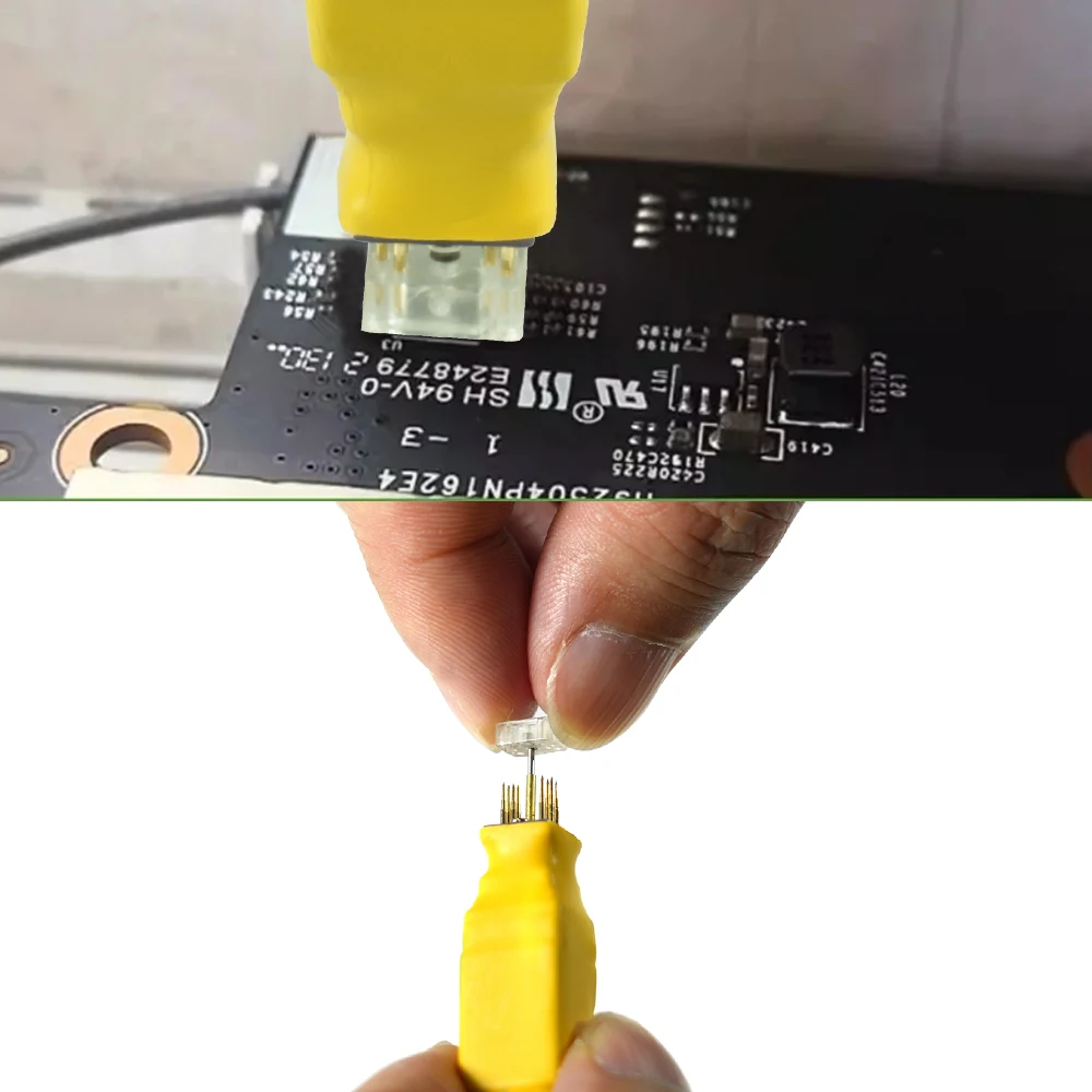 MSOP8 칩 프로그래밍 프로브 케이블, 칩 다운로드 및 레코딩용 스프링 핀 플래시 EEPROM 버너