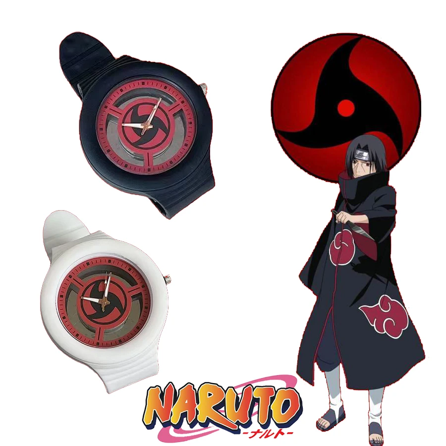 Desenhos animados naruto itachi kakashi sasuke sharingan relógio anime  adolescentes meninos da menina estudantes legal bonito relógio de quartzo  casal presente - AliExpress