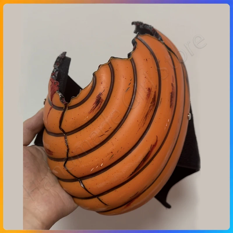 

Новинка 2024, аниме косплей, Учиха Обито, Учиха Мадара, полностью ручная работа, индивидуальная осколочная маска, комикс, косплей на Хэллоуин