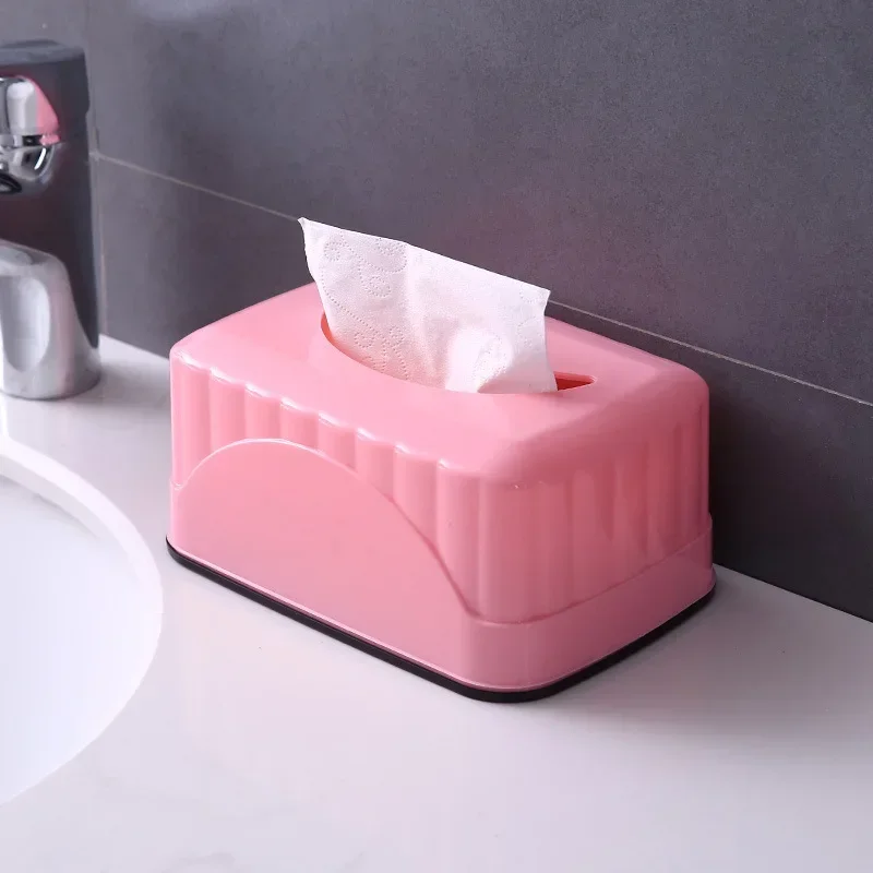 1Pcs Cute PP Smile Face Tissue Holder Case Wet Tissue Napkin Box Baby Wipes Storage Case Home Room Storage Organizer