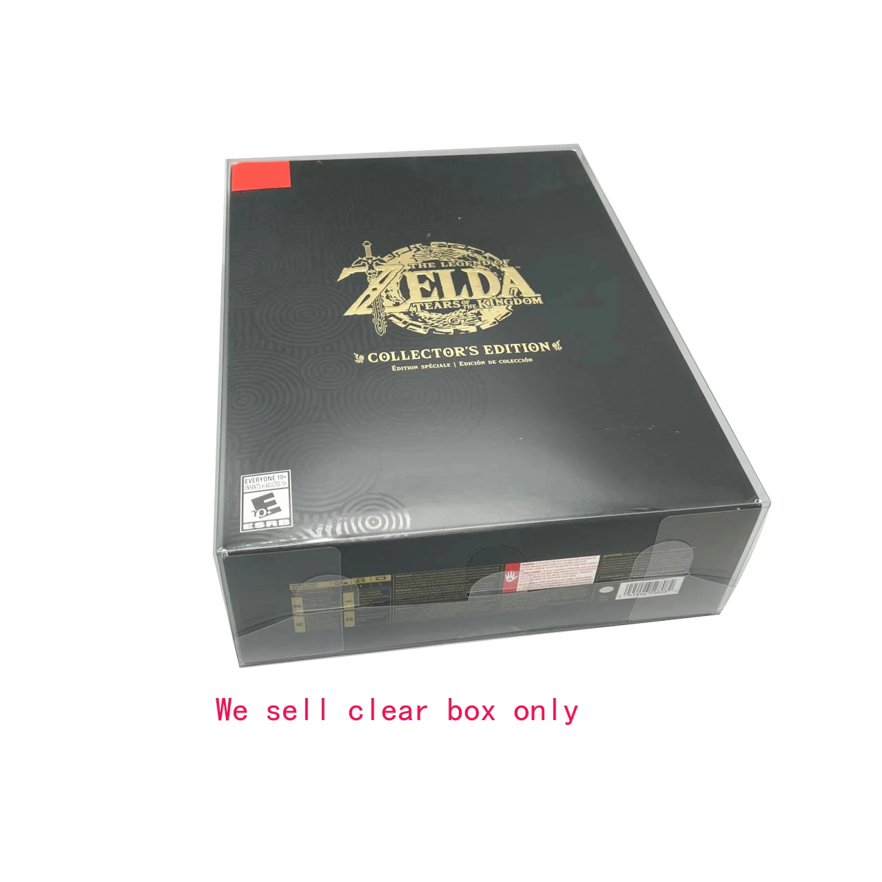 Scatola Di Copertura In Pet Trasparente Per Switch Ns Per La Leggenda Di Zeldaa Tears Of Kingdom Collector'S Edition Version Game Storage