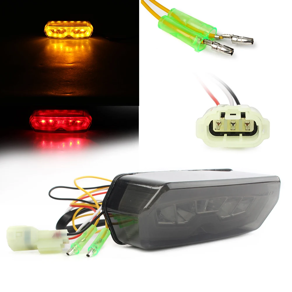 

Motorcycle Taillight Rear Brake Stop LED Turn Signal Light Integrated For Honda Grom MSX125 2014 2015 2016