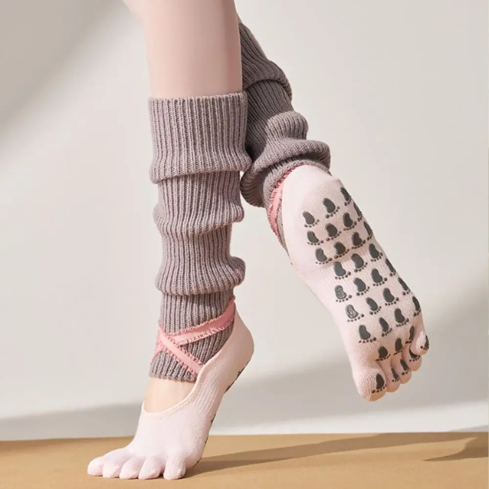 Cotton Yoga Socks Breathable Non Slip Grip
