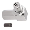 1Pcs Mini Oxygen Catalyst Sensor For Automobile 60.8*52.5MM / 2.4*2.1IN Silver Stainless Steel Material Brand-new Auto Parts 1