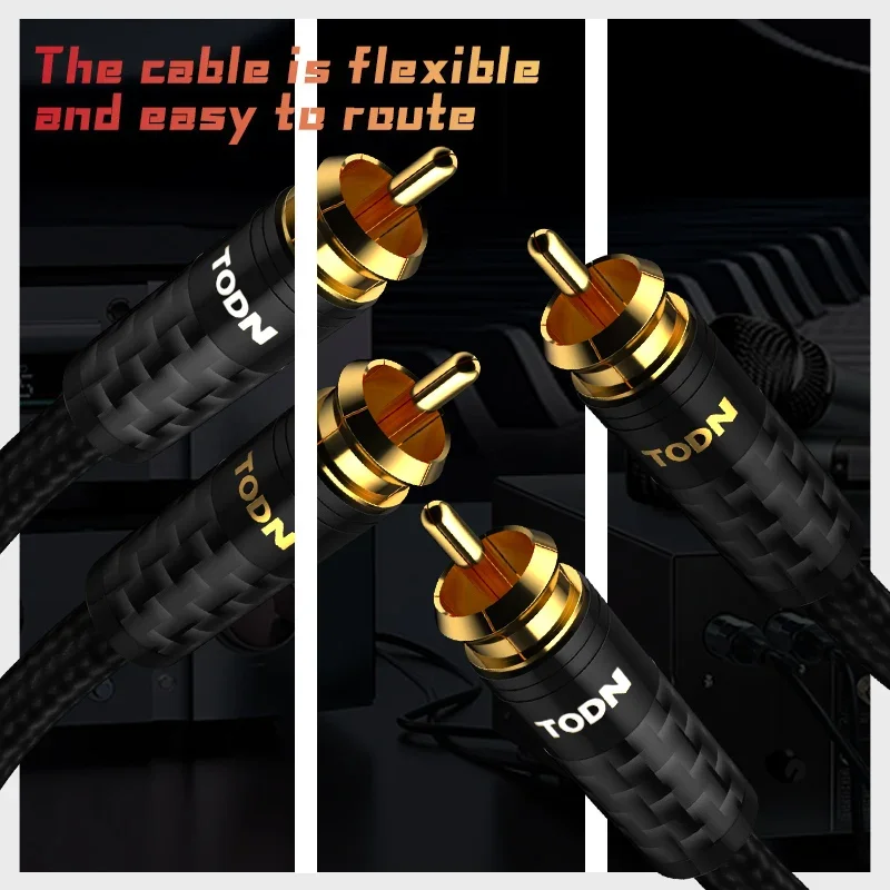 TODN HIFI1  ǹ  occ ׷ RCA ̺  ̾ Hi-Fi  ̺ 2RCA-2RCA ȣ  ̺