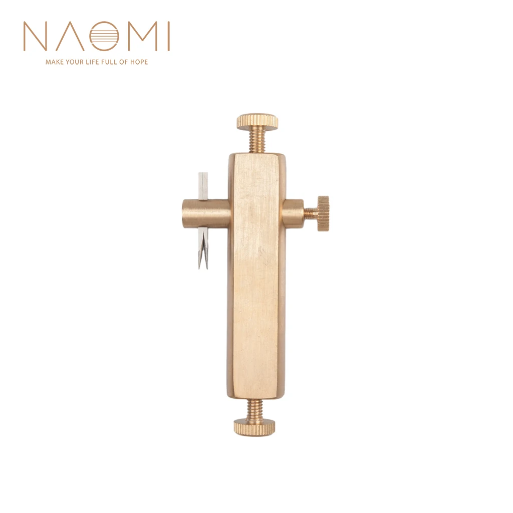 

NAOMI Violin Making Tools Brass Purfling Inlay Inlaid Groove Carver Violin Viola Luthier Tooll with Blades