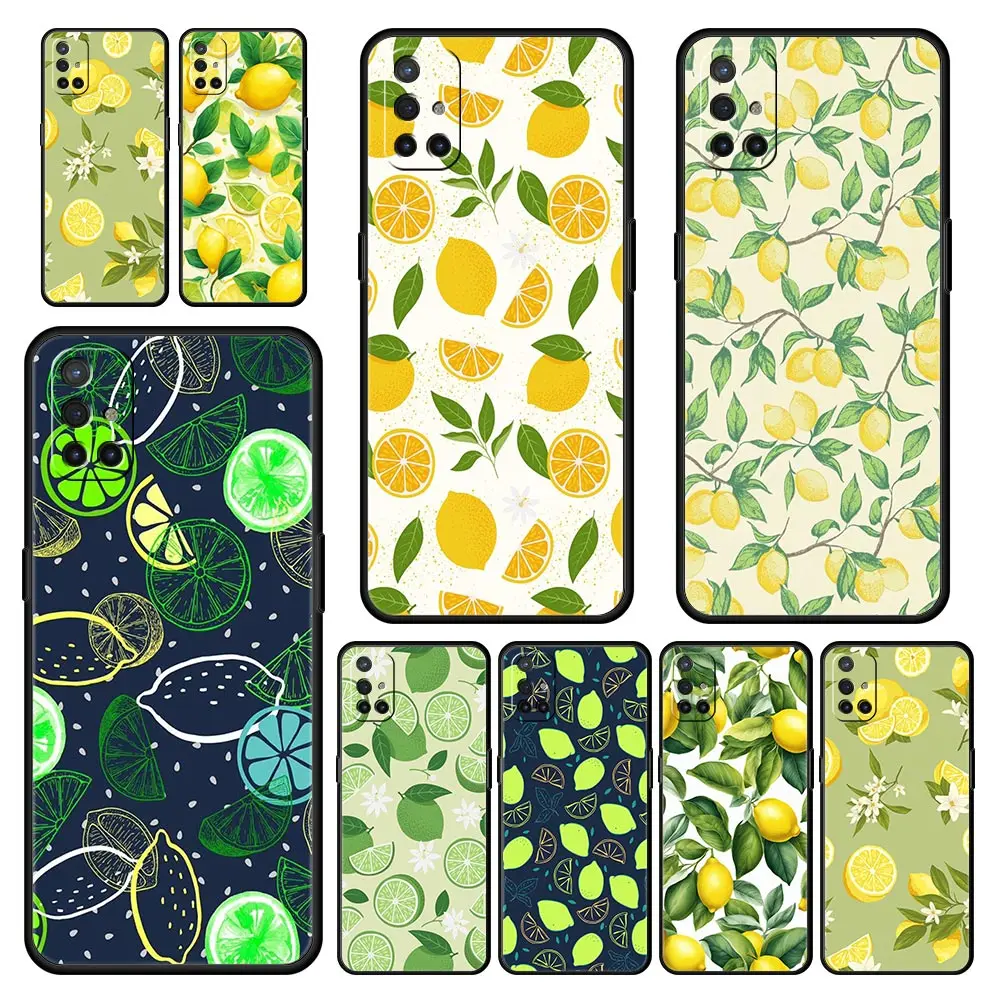Vibrant Lemon Fruit Design Phone Case Cover