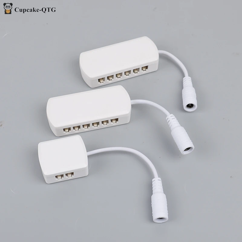 4/6/12Ports 2510 Hub Splitter Junction Box Distributer Connectors Male Plug LED Cabinet Light Adapter 2.54 Spacing Indoor electrical junction box electrical box electrical distribution box