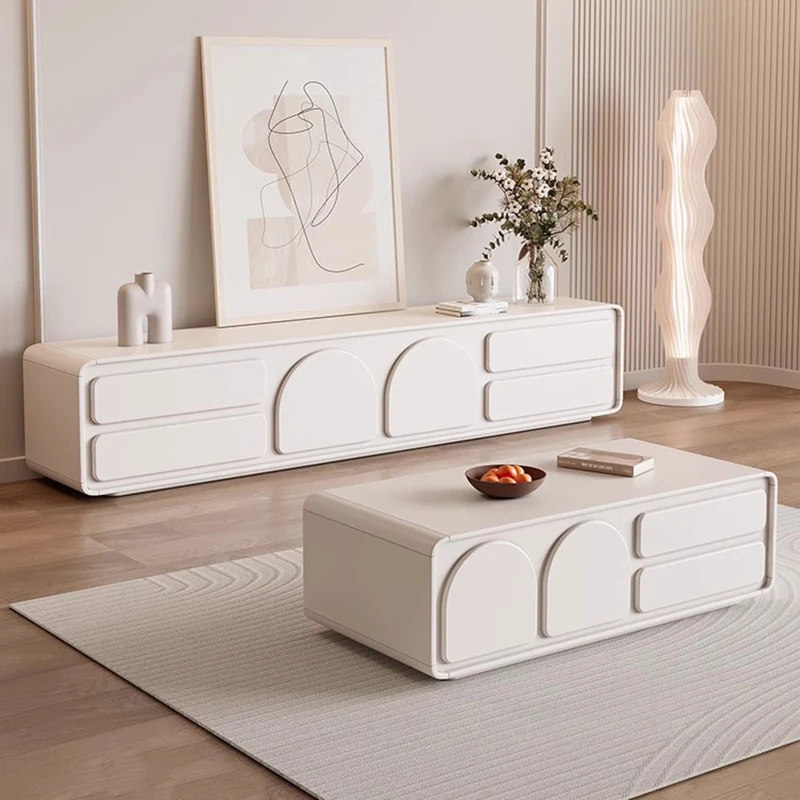 Camino Tavolo Mobile Porta Tv 75 Pollici Pavimento Camera Da Letto Porta Tv Bianco Stile Moderno Panca Tv Muebles Para Casa Mobili Nordici