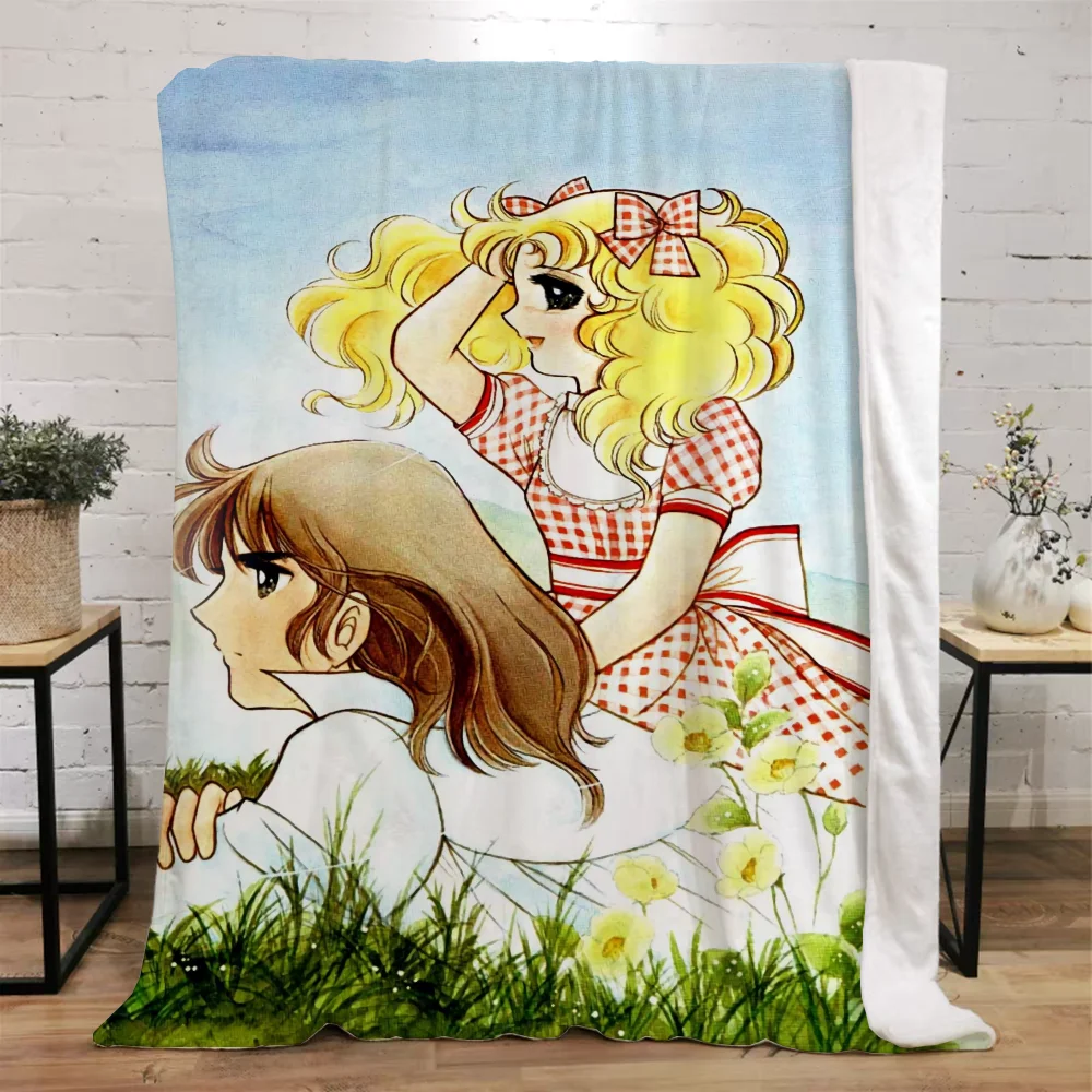 Candy Candy Throw Blanket Sofa Winter Home Interior Fluffy Soft Blankets King Size Knitted Plaid Microfiber Bedding Beach Towel 2
