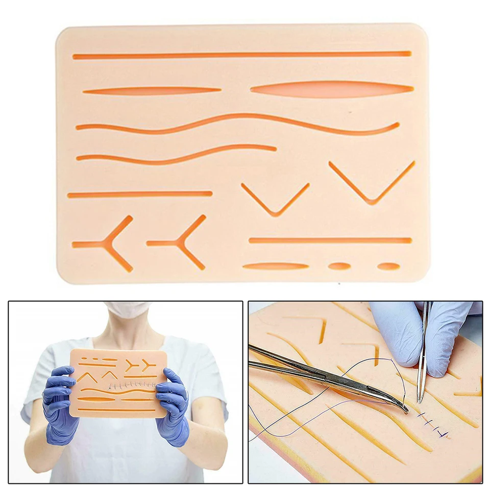 Reusable Silicone Suture Practice Skin Model