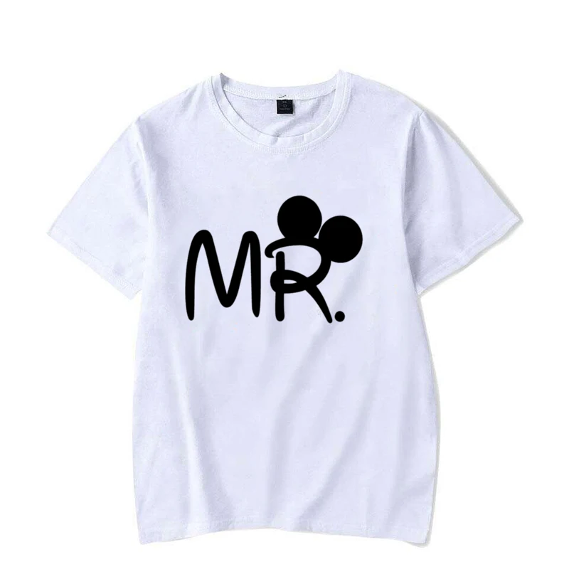 Valentinstag-T-Shirts Lustiges MR.MRS. Print T Shirt Mode Sommer Heißer Verkauf Grafik Kleidung Frauen Männer Paar Y2K Tops Tees – Detail 6