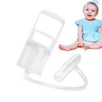 Manual Baby Nasal Aspirator Non-invasive Powerful Hand Pump Nose Sucker Nose Tip Hygienic Comfortable Nose Suctioners for Baby
