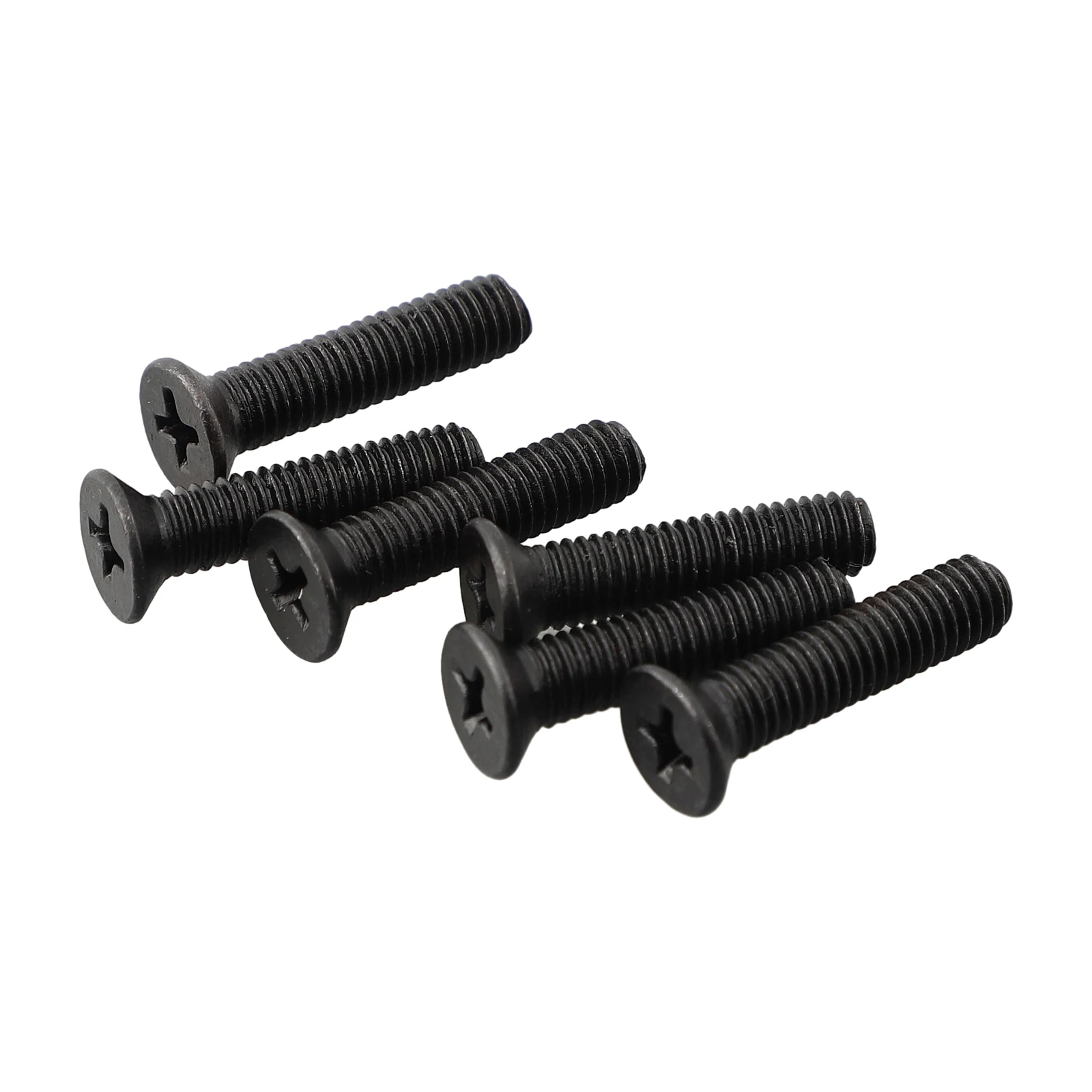 6Pcs Fixing Screw M5/M6*22mm Left Hand Thread For UNF Drill Chuck Shank Adapter Hand Anti-thread Screws Power Tool Accessories nuts storage screw magnetic tray nut riveter tool 106x86x14mm aluminum alloy collect screws magnets mat collect