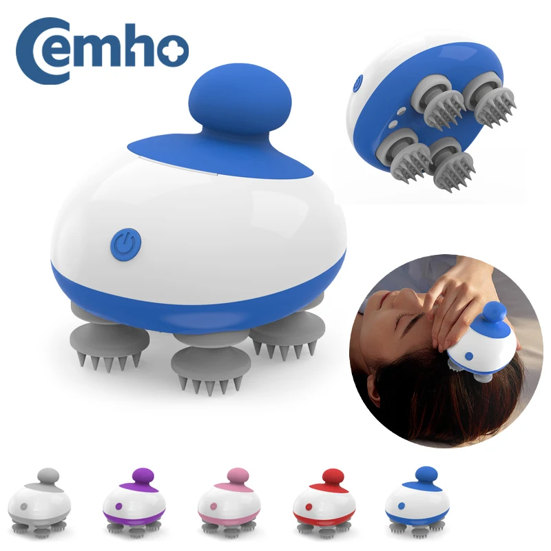 ElectricHeadMassagerRechargeableScalpMassagerVibratingScalpBody