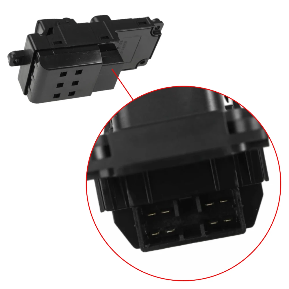 Фото Оконный выключатель питания для Hyundai HD35 / HD45 / HD65 / HD72 / HD75/HD78, 8 контактов, 13,5*5,5 см/5,3*2,2 дюйма, черные автозапчасти, 1 шт. №4