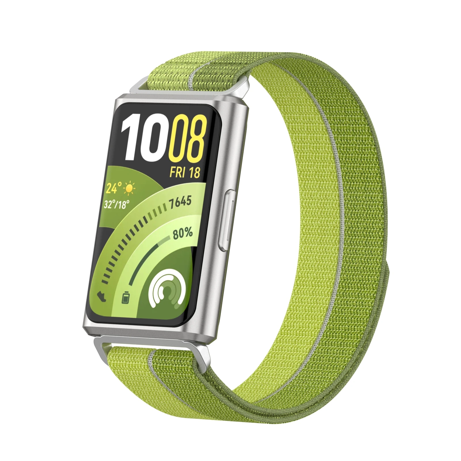 Breathable Two-Tone Nylon Braided Strap - Sport & Comfort Watchband
