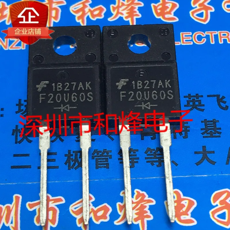 

Оригинал 5 шт./FFPF20U60S F20U60S TO-220F 600 в 20A