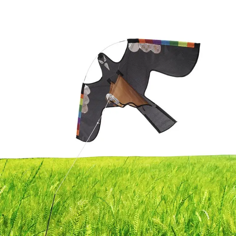 

Hawk Kites To Scare Birds Simulated Feather Reflective Bird Hawk Flying Kite Farm Flying Bird Hawk Flying Kite Repeller With 2m