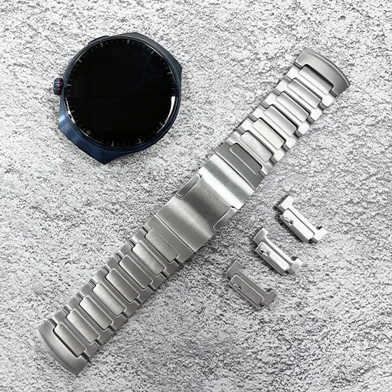 Original No Gaps Luxury Titanium Alloy Strap For Huawei Watch 4 Pro Metal Bracelet For Huawei Watch 4 Pro Business Band Correa