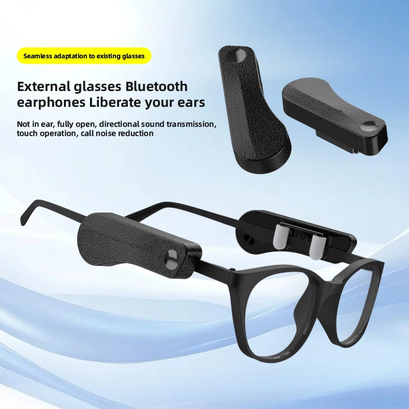 Wireless Headphones for External Glasses Headphones Bluetooth 5.3 Stereo  Headset Noise Reduce Handsfree Call Touch Headset