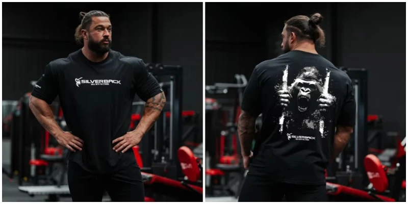 Vintage Gorilla Gym Print Unisex Oversized Cotton T-Shirt - Streetwear Casual Essential