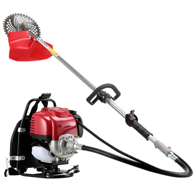 9 in 1 신형 고품질 백팩 예초기/잔디깎이 (4행정 35cc 가솔린 엔진 탑재) 나무/잡초 제거 미니 경운기