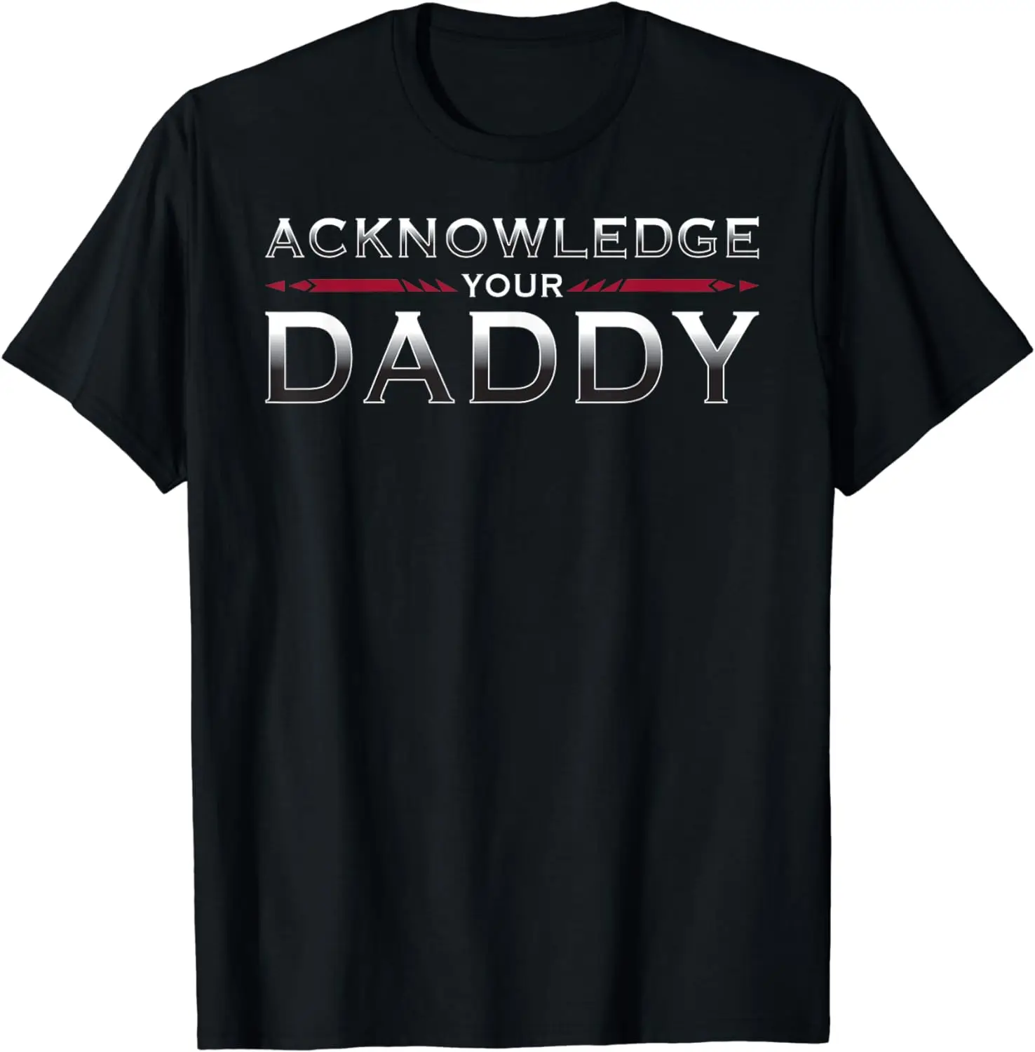 

Забавная Спортивная футболка с надписью «Acknowledge Your DAD»