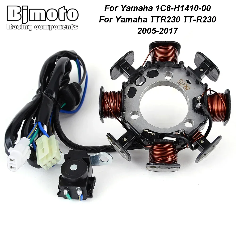 

Катушка статора генератора для Yamaha TTR230 TT-R230 2005-2013 2014 2015 2016 1C6-H1410-00