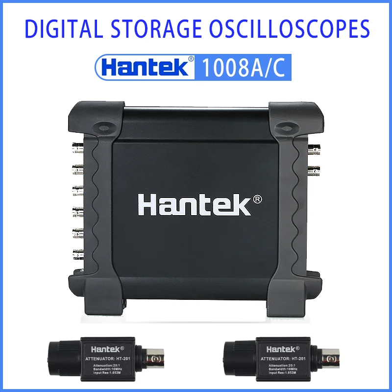 Hantek 1008B 8 Channels Autootive Diagnostic Oscilloscope/DAQ Card/ 8