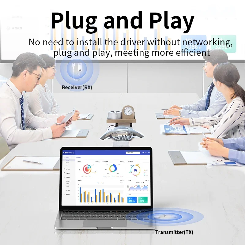 30M HDMI Wireless Transmitter Receiver Extender Camera Laptop PC to TV Mirror Adapter 1080P 60Hz wireless video adapter