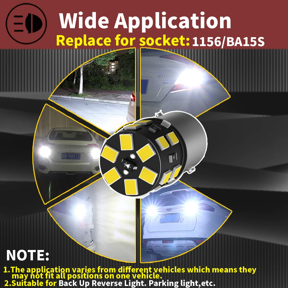 LED ������ ����Ʈ ��� ����, 1156 7506 BA15S ����, Ǫ�� 206 207 307 407 208 508 2008 3008 5008 107 106 308 CC SW��, 2x P21W